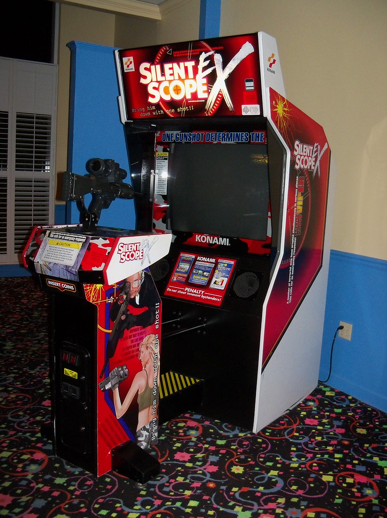 Silent scope arcade cabinet for sale